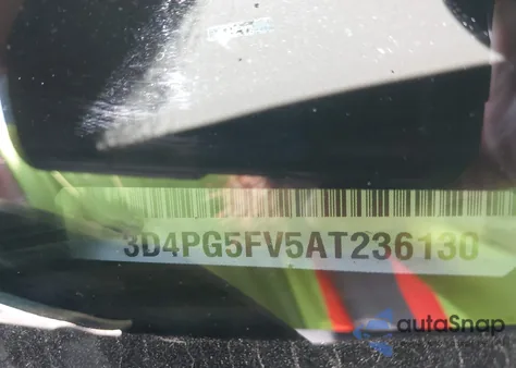 2010 Dodge Journey Sxt z USA, uszkodzony, nr VIN 3D4PG5FV5AT236130